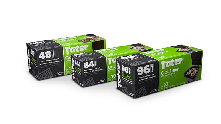 Toter rolls out two-wheel cart liners